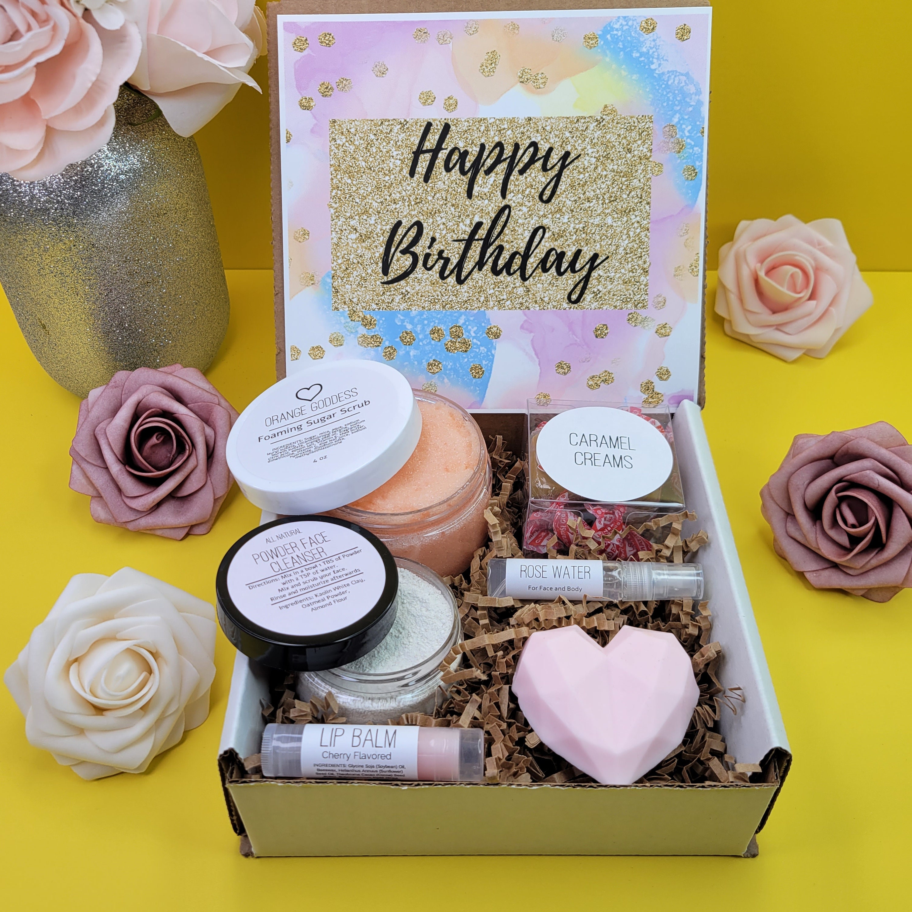 Happy Birthday Gift Box Friend Birthday Gift Gift for Best Etsy
