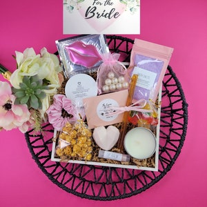 Bride to Be Bridal Engagement Gift Basket Present, Bride Gift