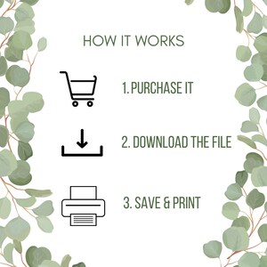 Editable and Printable Important Information Template Digital Download ...