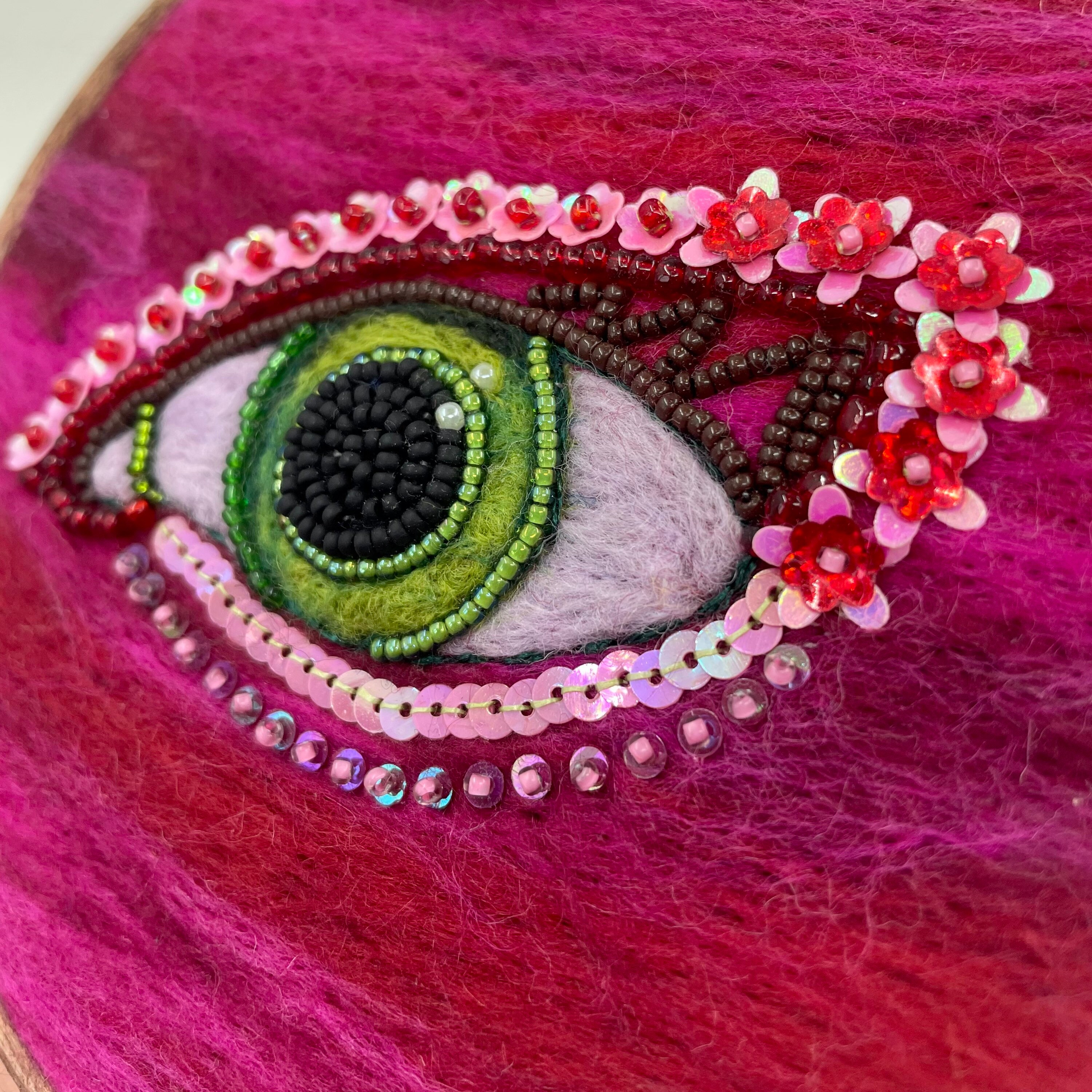 Original Embroidery Hoop Art One off Embroidery Art Wall Etsy