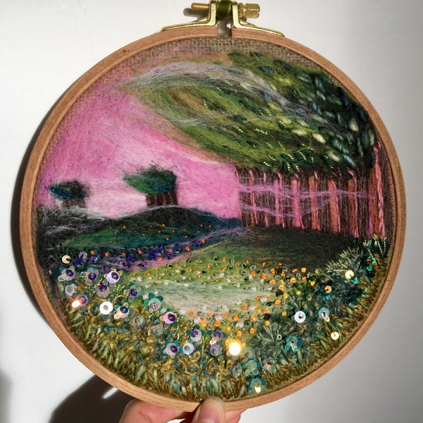Embroidered Art Etsy
