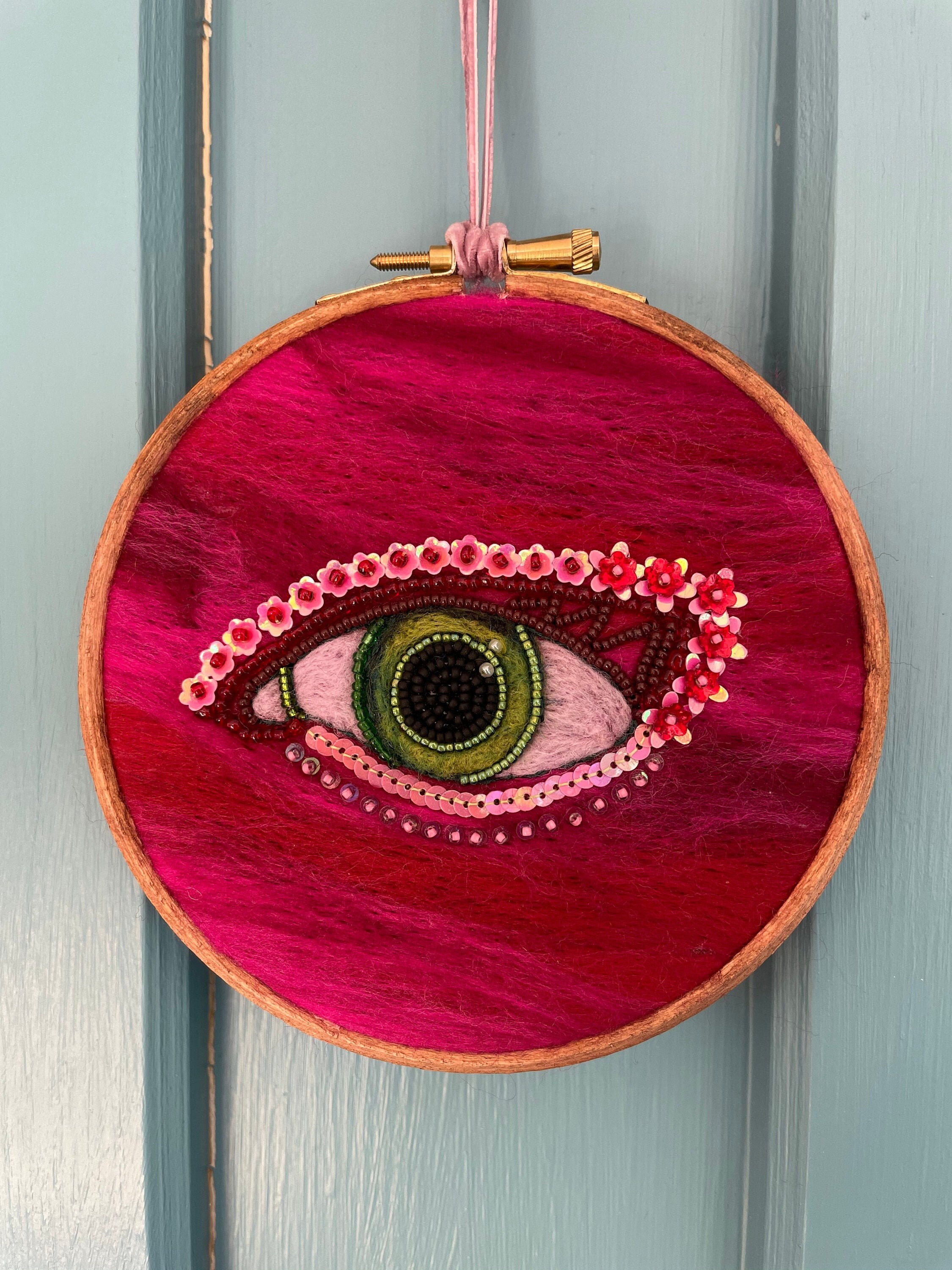 Original Embroidery Hoop Art One off Embroidery Art Wall Etsy