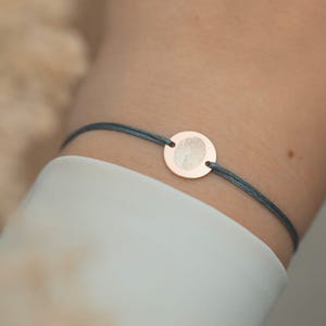 Gravurarmband, Fingerabdruck, personalisierbar, Familie, 925er Silber, Herz, vergoldet, rosévergoldet, silber, Mama, Geschenk