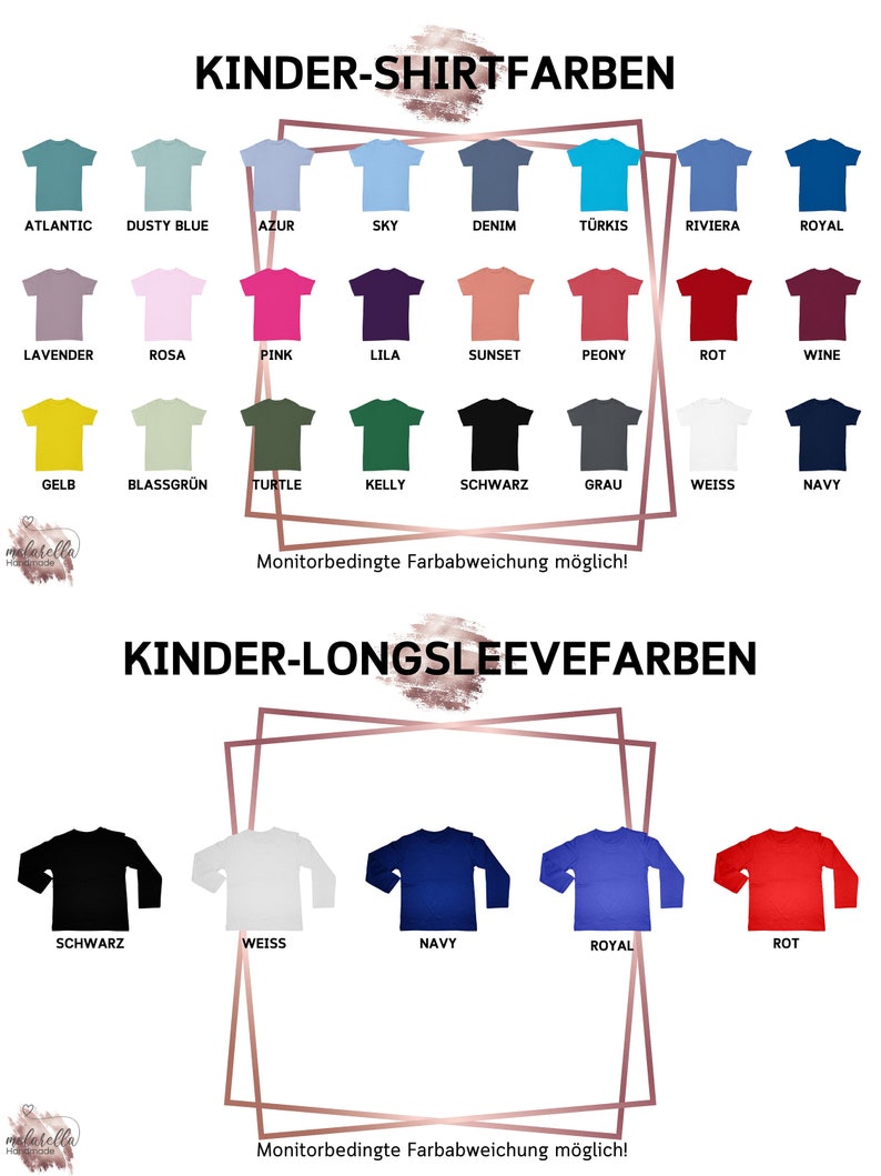 Geburtstagsshirt Mädchen Jungen Langarm Geburtstags T-Shirt personalisiert mit Namen und Zahl 1 2 3 4 5 6 7 8 9 10 Jahre Bild 7