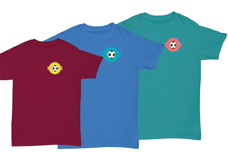 Geburtstagsshirt Fussball Junge Langarm Geburtstags T-Shirt personalisiert mit Zahl und Namen Geschenk 2 3 4 5 6 7 8 9 Jahre Bild 4