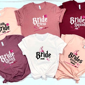 Bride JGA Hen Party T-Shirt | Brides Witches Team Crew | Unisex Women
