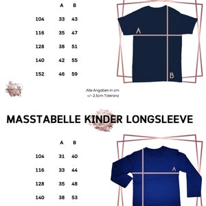 Turnen Gymnastik Geburtstagsshirt Mädchen Langarm Kurzarm Geburtstags T-Shirt personalisiert mit Zahl Name Geschenk 5 6 7 8 9 10 Jahre afbeelding 3