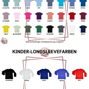 Geburtstagsshirt Fussball Junge Langarm Geburtstags T-Shirt personalisiert mit Zahl und Namen Geschenk 2 3 4 5 6 7 8 9 Jahre Bild 7