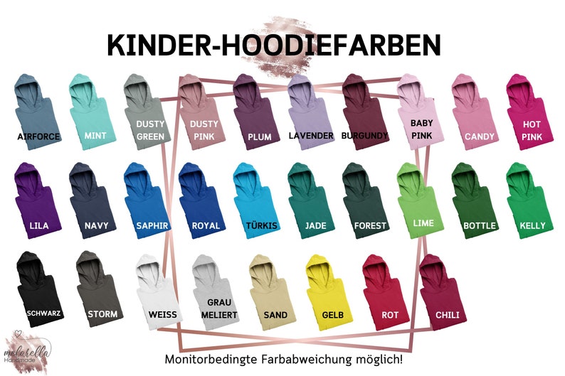 Geburtstagspullover für Mädchen Jungen Zahlen Hoodie Geburtstagspulli personalisiert mit Namen Geburtstag 1 2 3 4 5 6 7 8 9 Jahre Bild 6