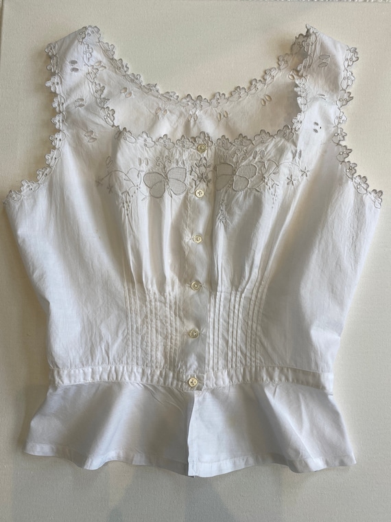 Antique French Corset Cover/ Camisole. Vintage Fre