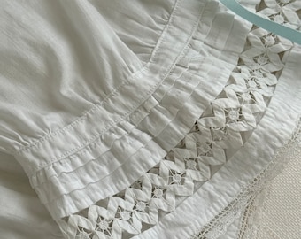 Victorian French Cotton Pantalettes ,bloomers, Antique Victorian