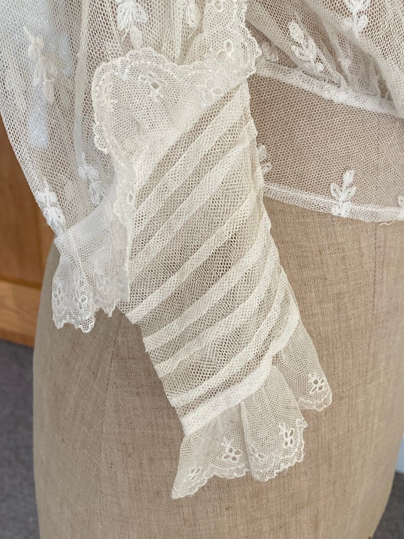 Stunning Edwardian Blouse With Lavishly Embroider… - image 7