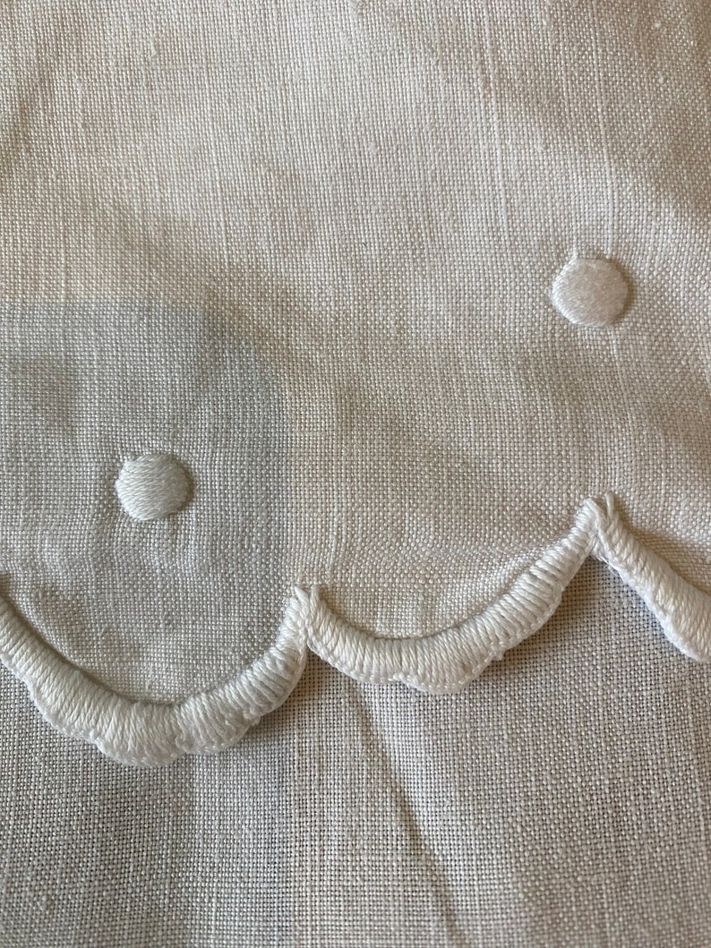 French Antique Linen Sheet and Matching Pillowcases With the Etsy