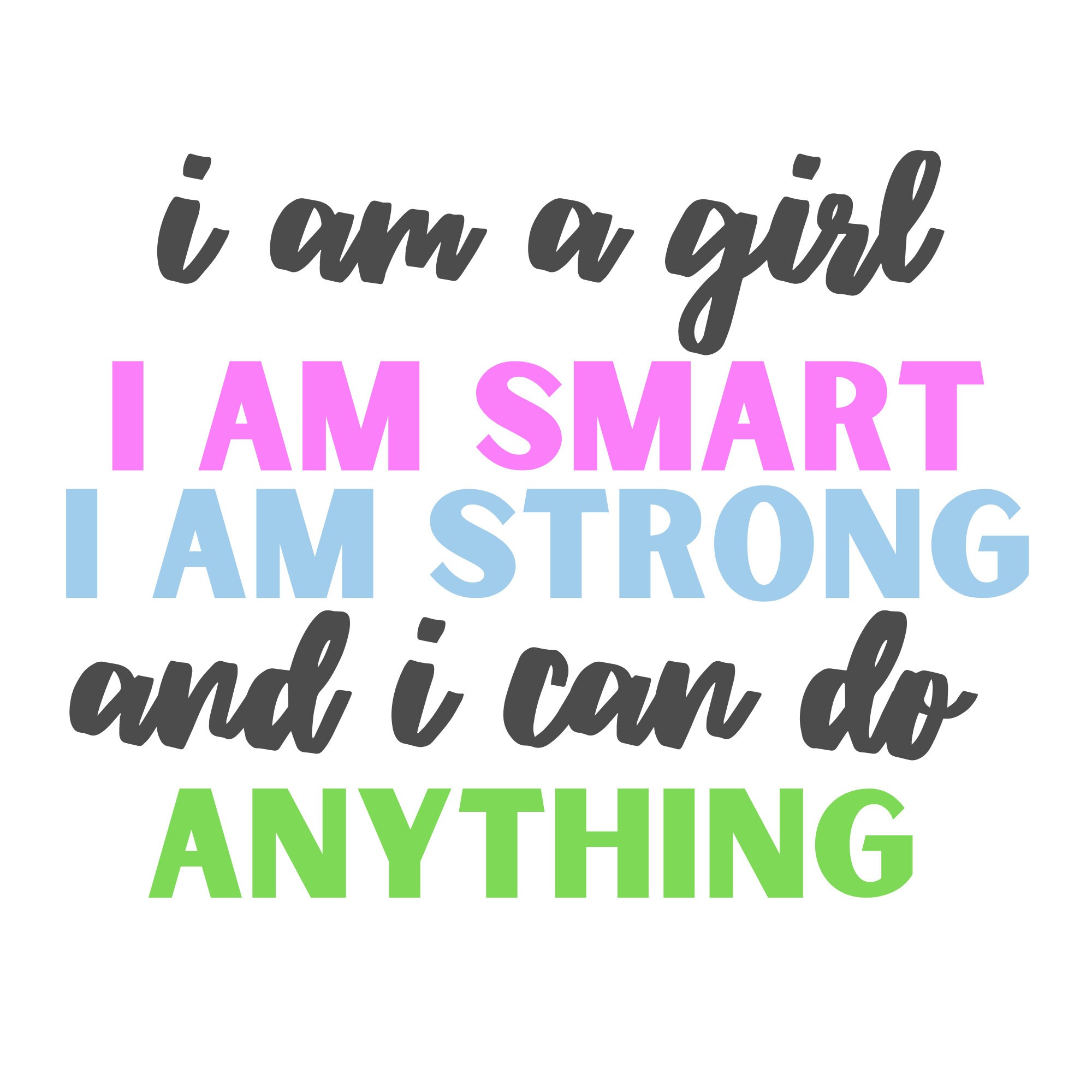 I Am a Girl Etsy