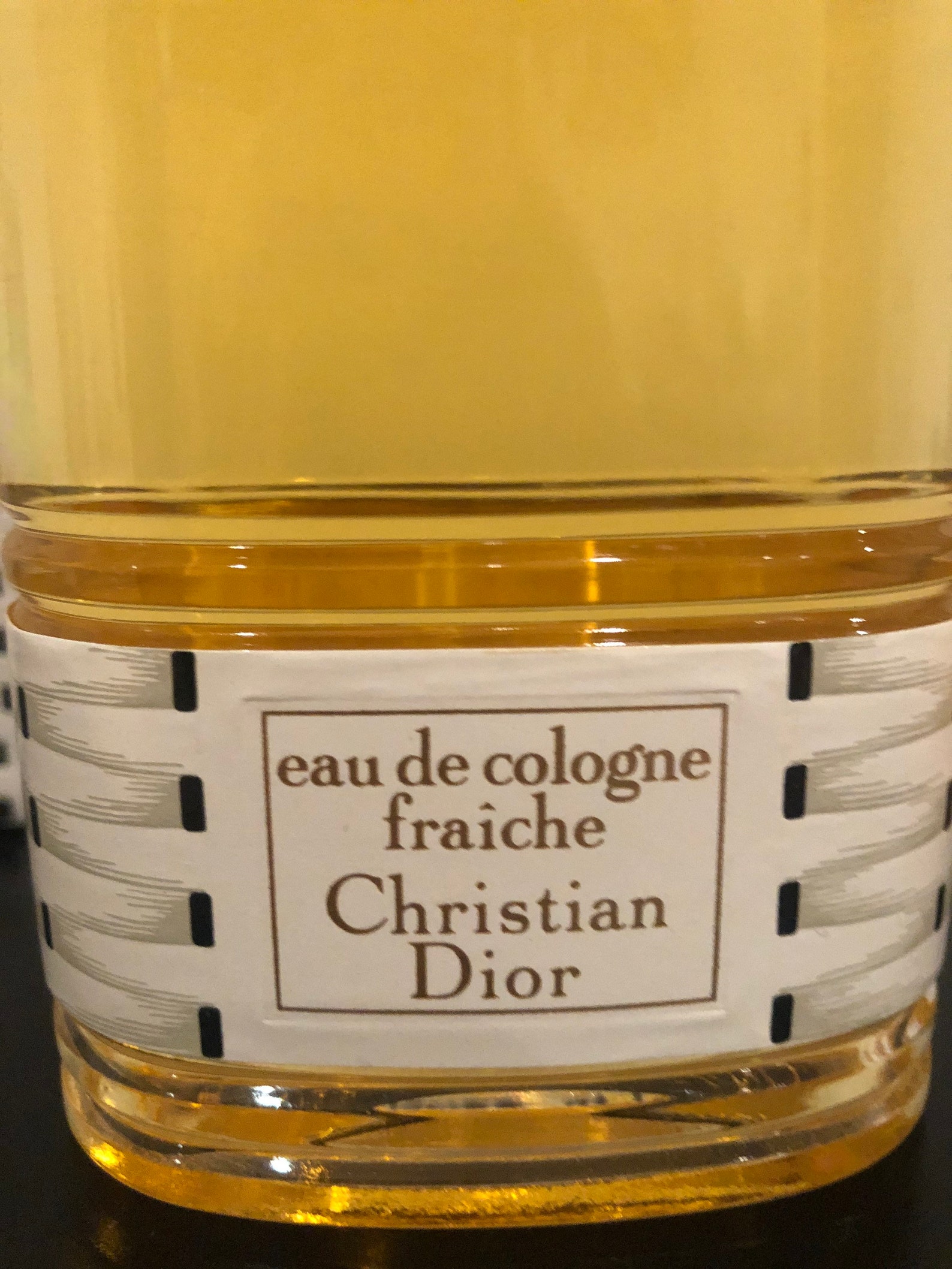 Eau De Cologne Fraiche Christian Dior 8 Fl.oz. 240ml Vintage Etsy
