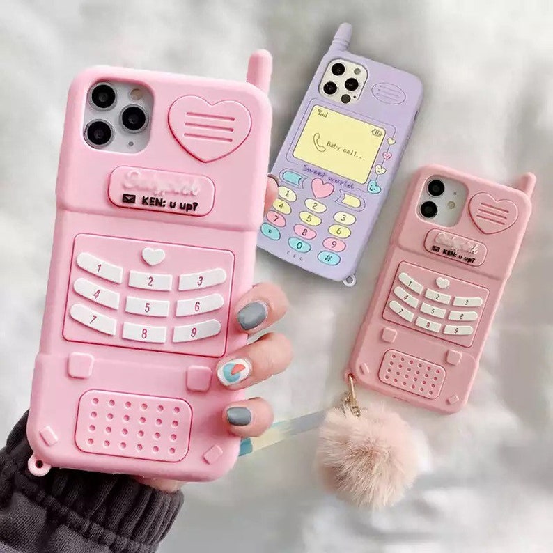 Barbie Cartoon Baby Pink Heart Love Kawaii Anime Phone Cases For Huawei P40 P30 Mate 40 30 Pro Nova 8 7 SE Honor 30 V30 9X Play4T Pro X10 