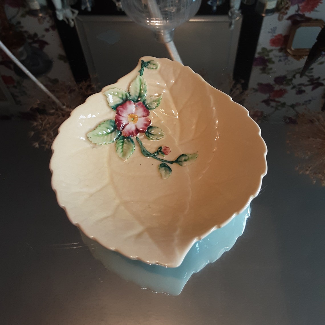 Carlton Ware Australian Design Leaf Pin Tray / Butter Dish Etsy UK