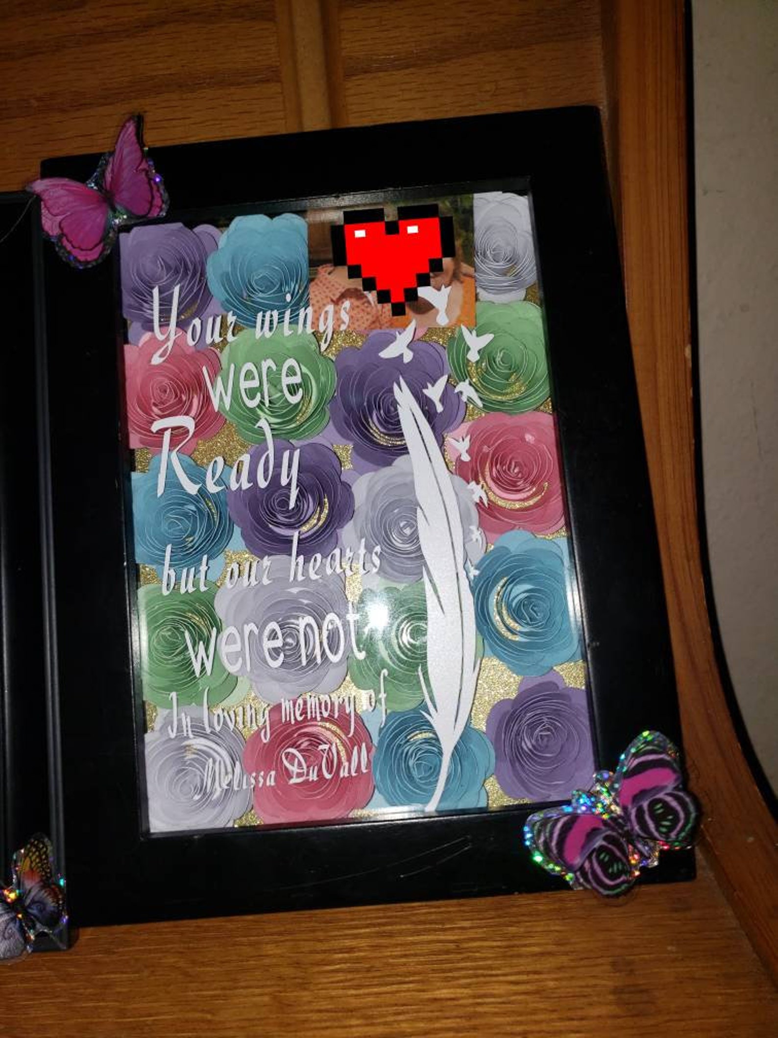 In Loving Memory Shadow Box Etsy