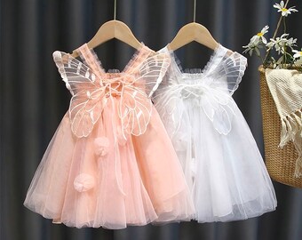 butterfly baby frock