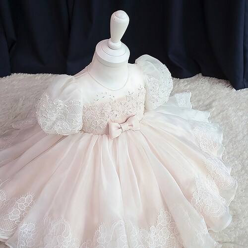 Flower Girl Dress Birthday Dress Baby Dress Lace Dress - Etsy
