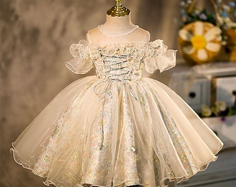 Toddler Girl Princess Pageant Wedding Birthday Party Formal Gown Lace Tutu Dress Toddler Girl Princess Pageant Wedding Birthday Party Formal Gown Lace Tutu Dress