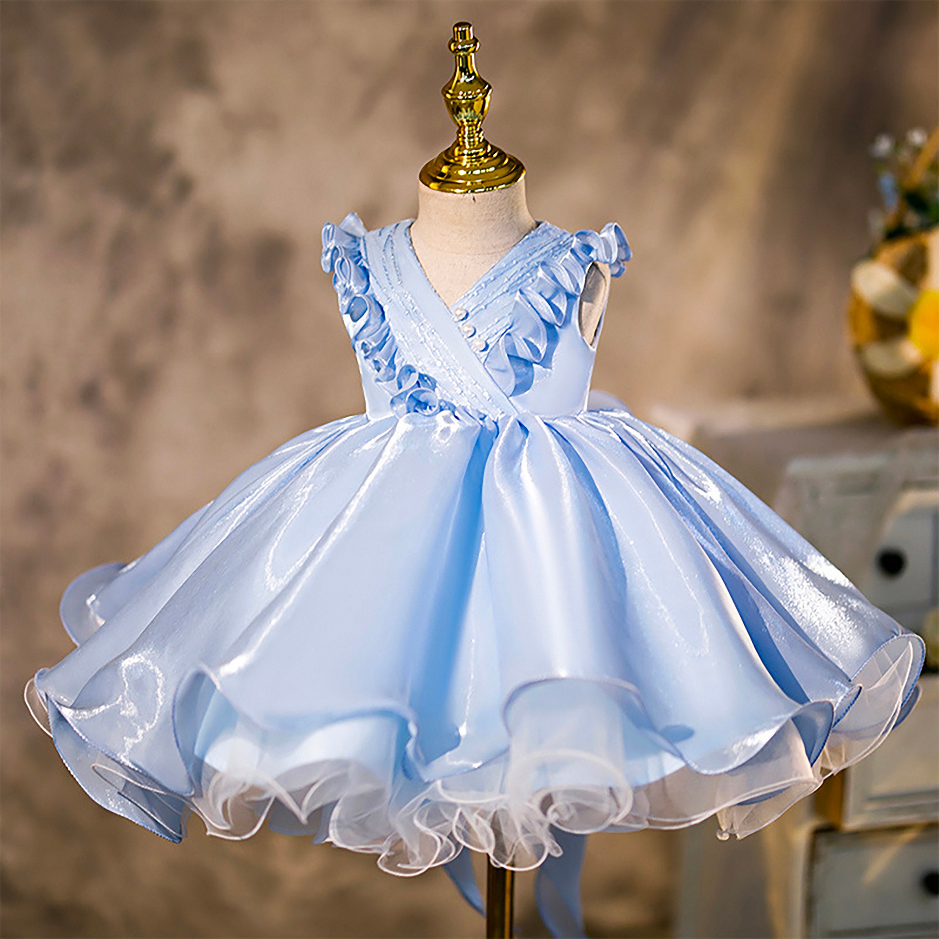 Elegant Baby Girls Party Dress Flower 212Y Girl Princess Etsy