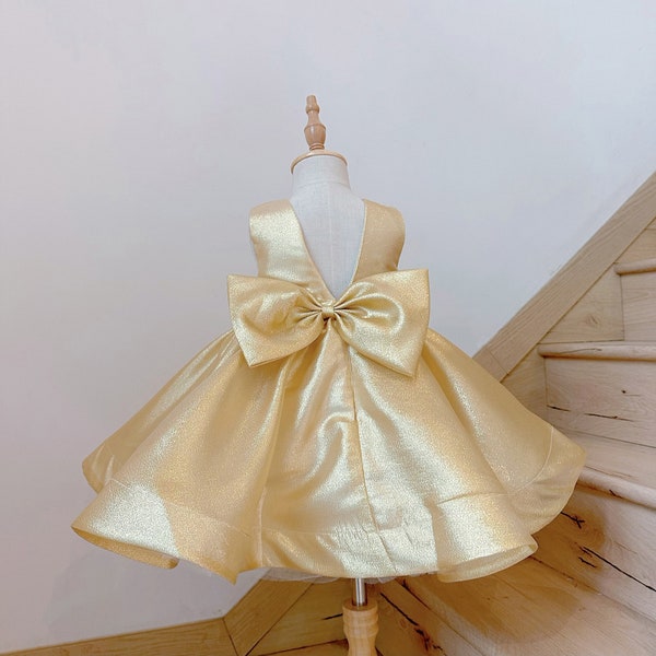 Gold Baby Dress Etsy