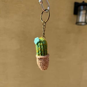 Crochet Cactus Keychain Pattern, Beginner Friendly, Adorable DIY (PDF Download) image 7