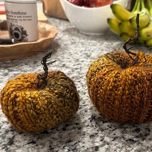 Handgemaakte gehaakte pompoenen/herfst Home decor/gehaakte pompoen/vintage herfst decor/home decor/herfst decor/boerderij/Thanksgiving