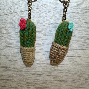 Crochet Cactus Keychain Pattern, Beginner Friendly, Adorable DIY (PDF Download) image 5