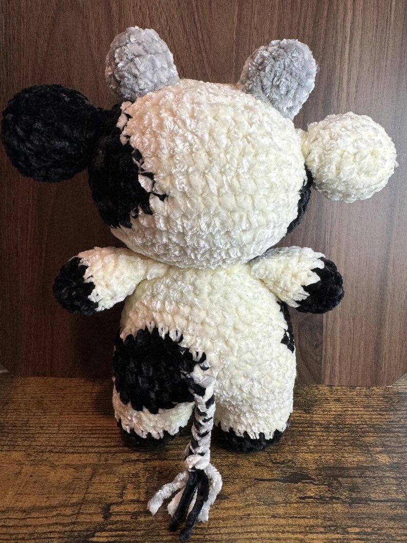 Henrietta, modèle de vache en peluche, modèle de peluche facile au crochet, tutoriel amigurumi pour débutants image 6