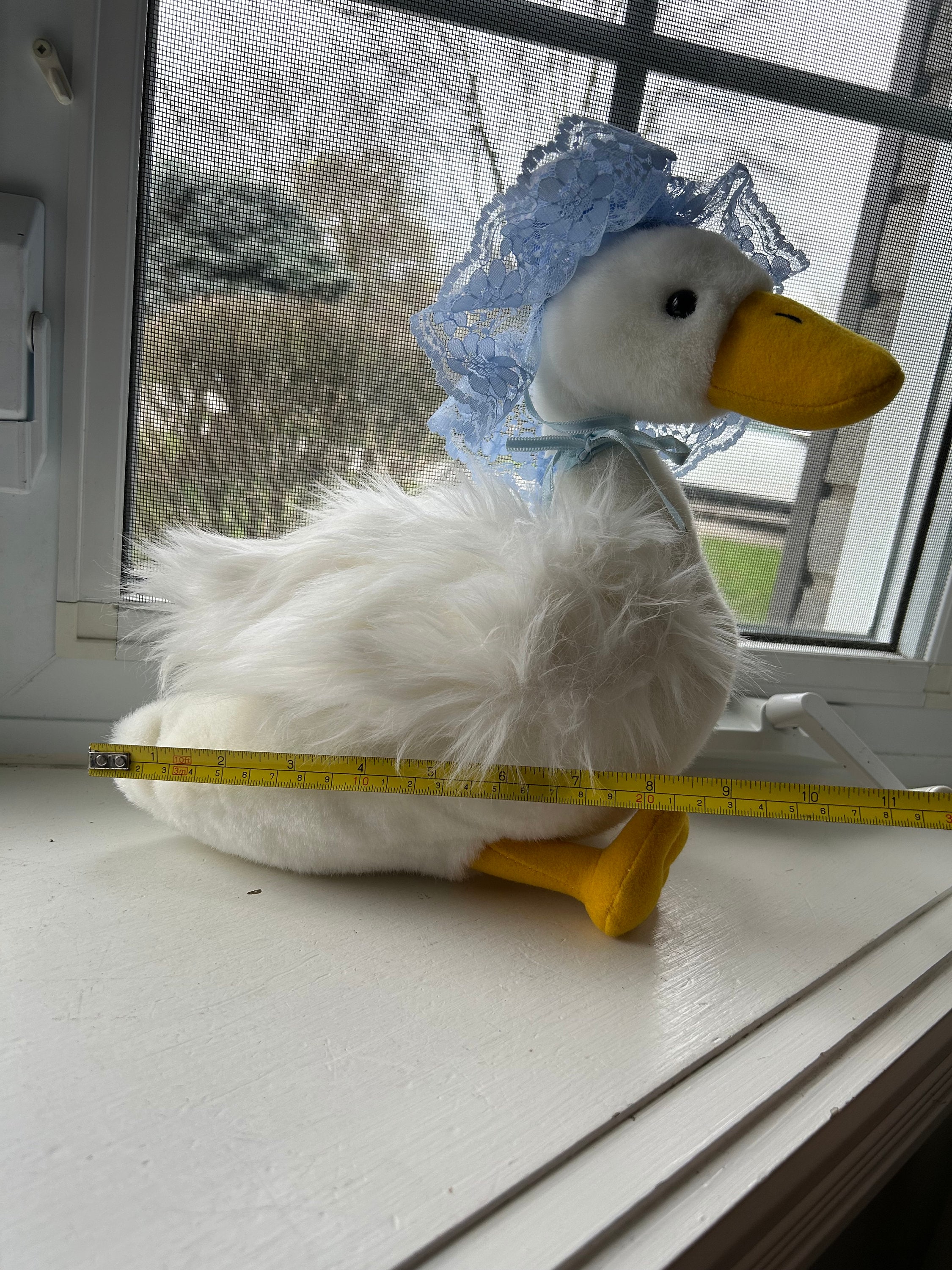 Vintage Mother Goose Plush Toy, Goose With Bonnet - Etsy