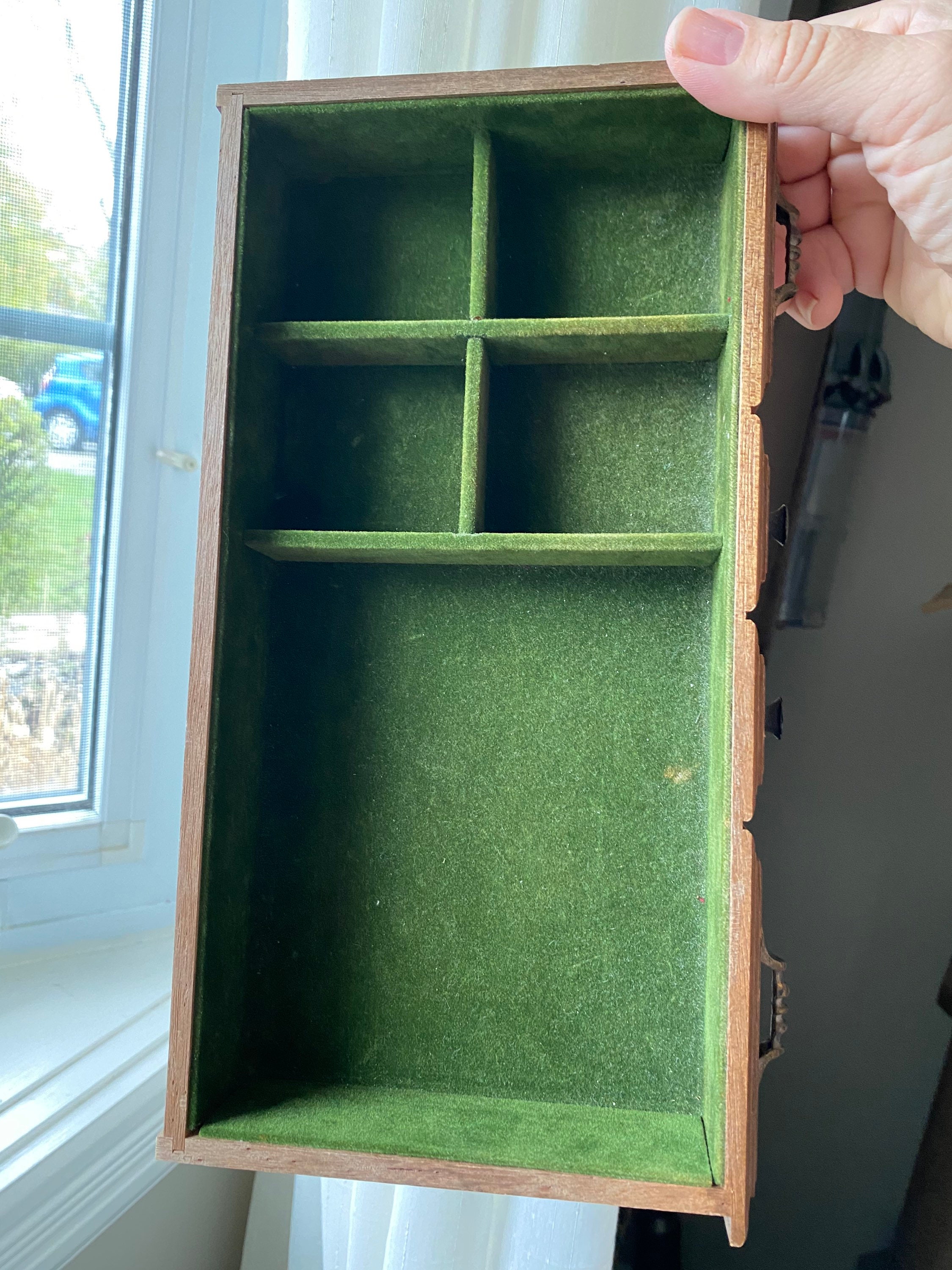 Vintage Mens Valet Box Dresser Box Mens Jewelry Box Mens Etsy