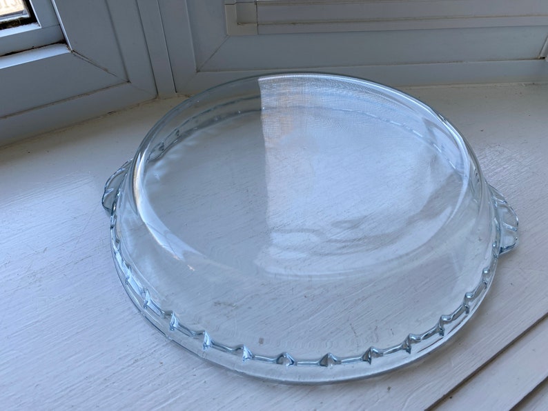 Vintage Marinex Glass Pie Plate Pie Dish With Light Blue Hue - Etsy