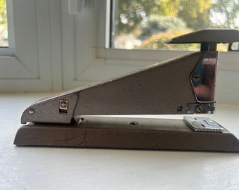 Vintage Apsco Stapler, Apsco “2002” MCM Industrial Age Style, Retro Office Stapler, Made in Sweden