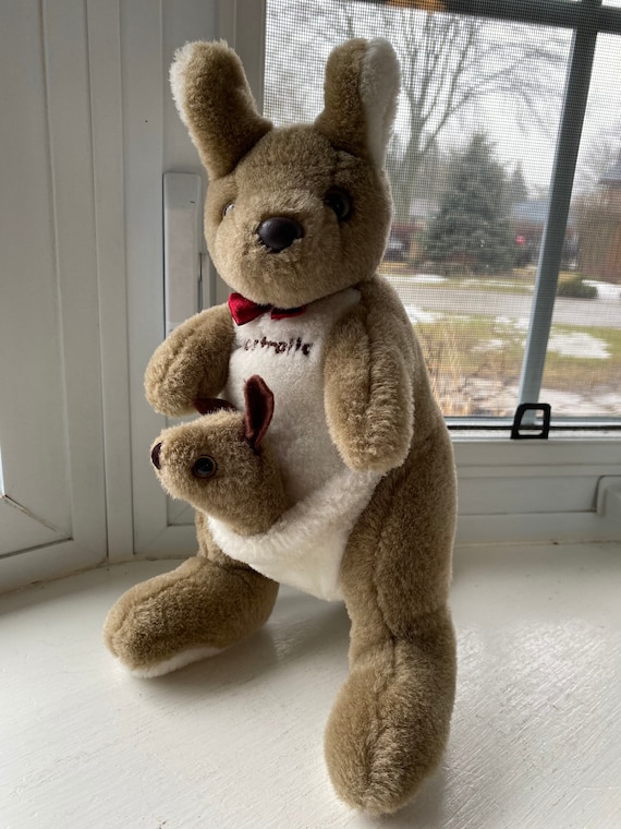 Peluche Kangourou avec Bébé – Peluche Center