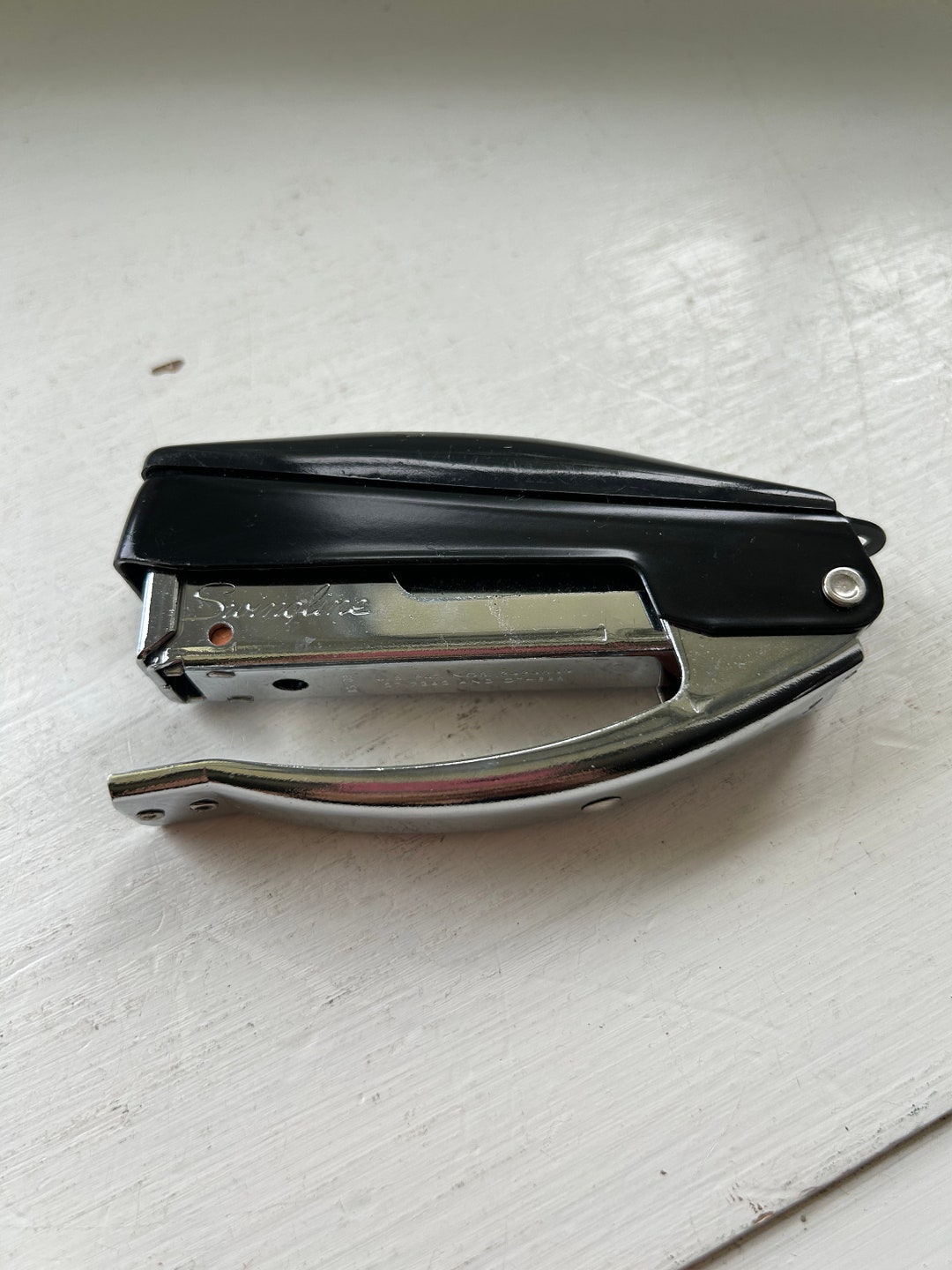 Vintage Swingline Stapler, Black 99 Plier Stapler, Made in Long Island