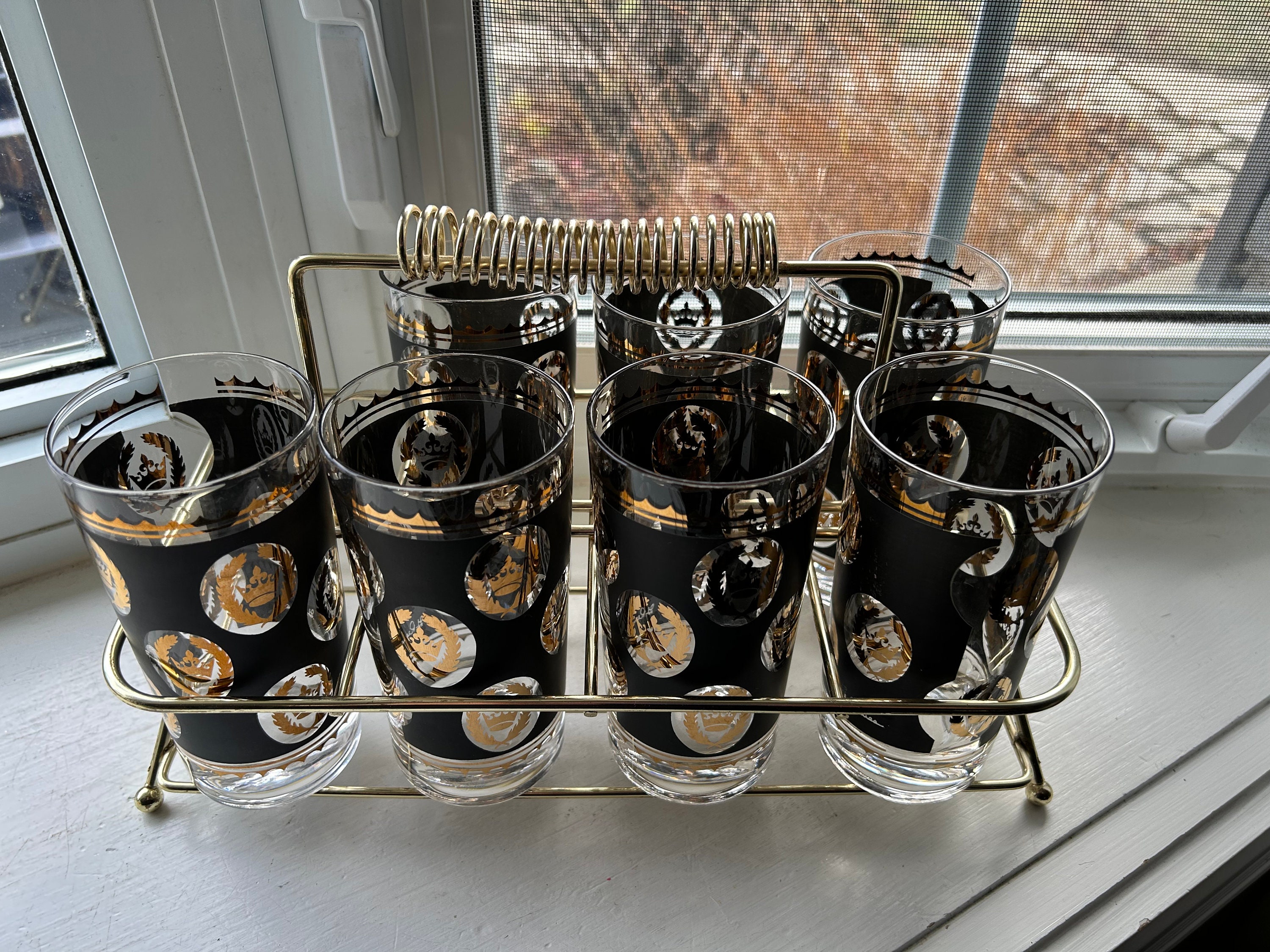 Glassware Carrier Etsy