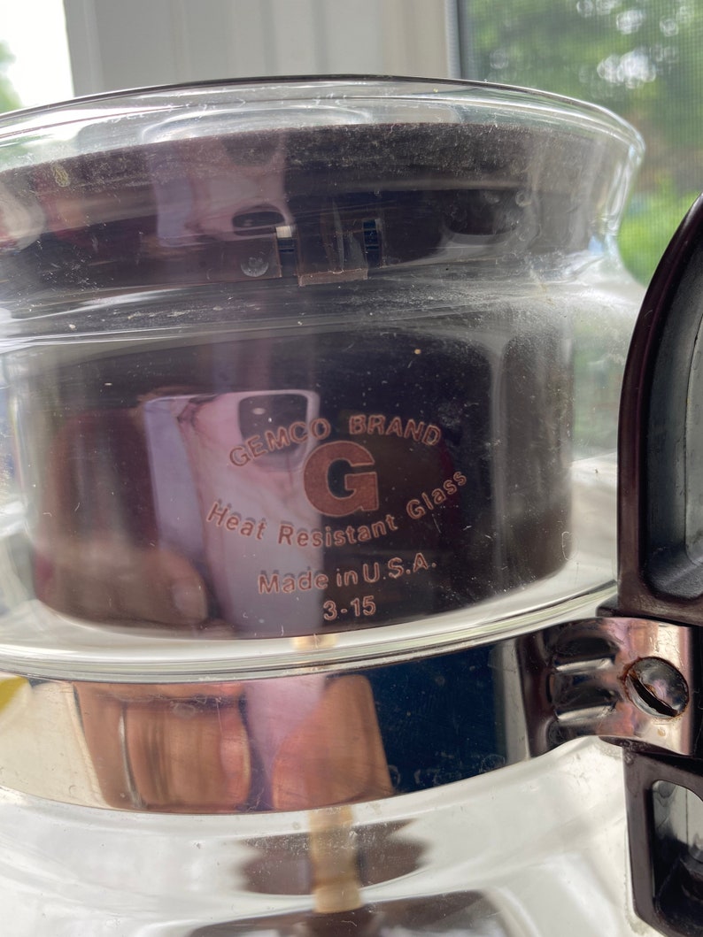 Vintage Gemco Brand Glass Coffee Percolator With Plastic Etsy