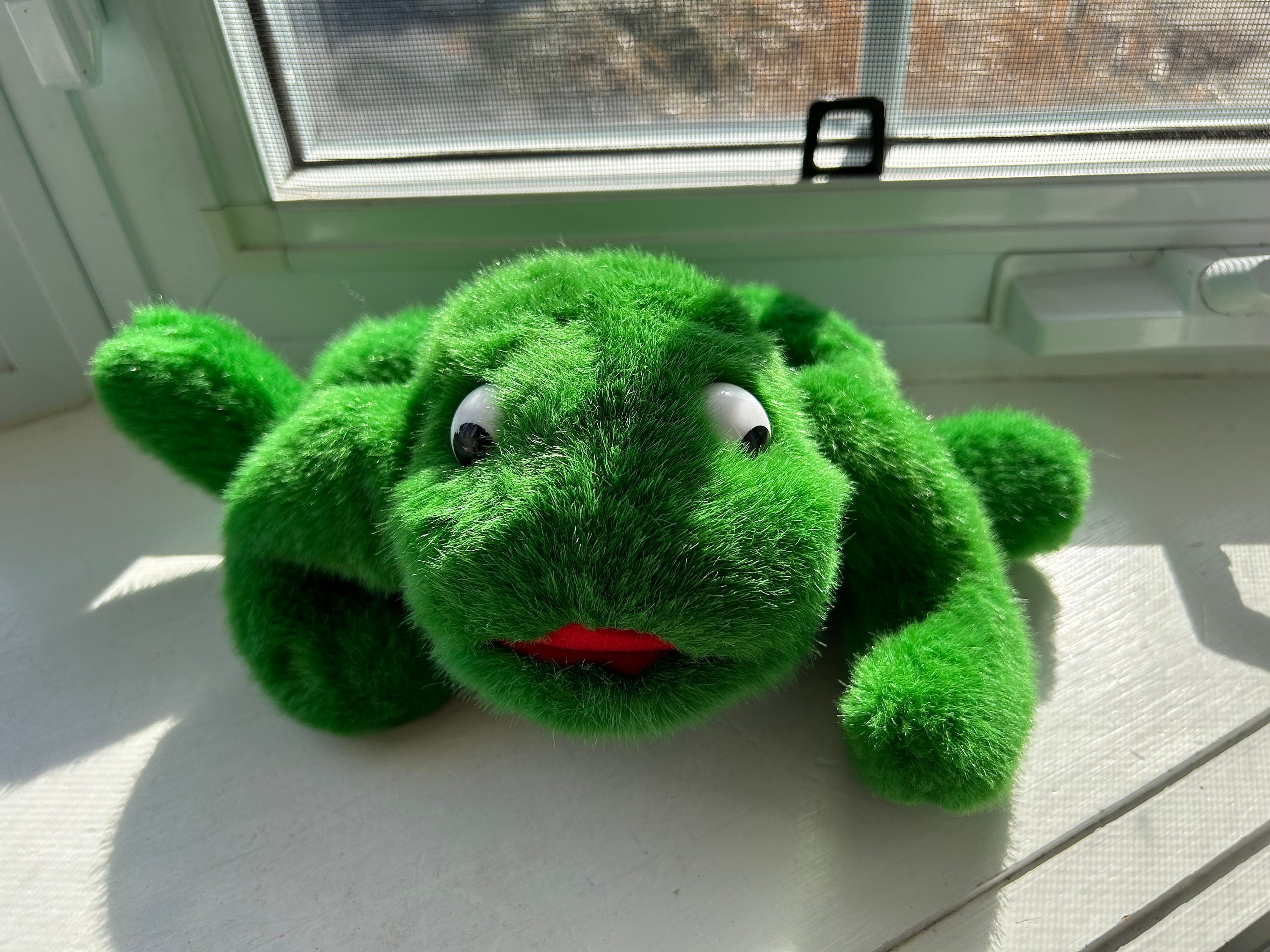 Vintage Ganz Bros the Heritage Collection Green Frog, 1991, Plush