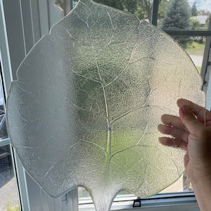 Vintage Arcoroc Aspen 15” Centerpiece, Embossed Leaf Pattern, Arcoroc Aspen Leaf Large Bowl