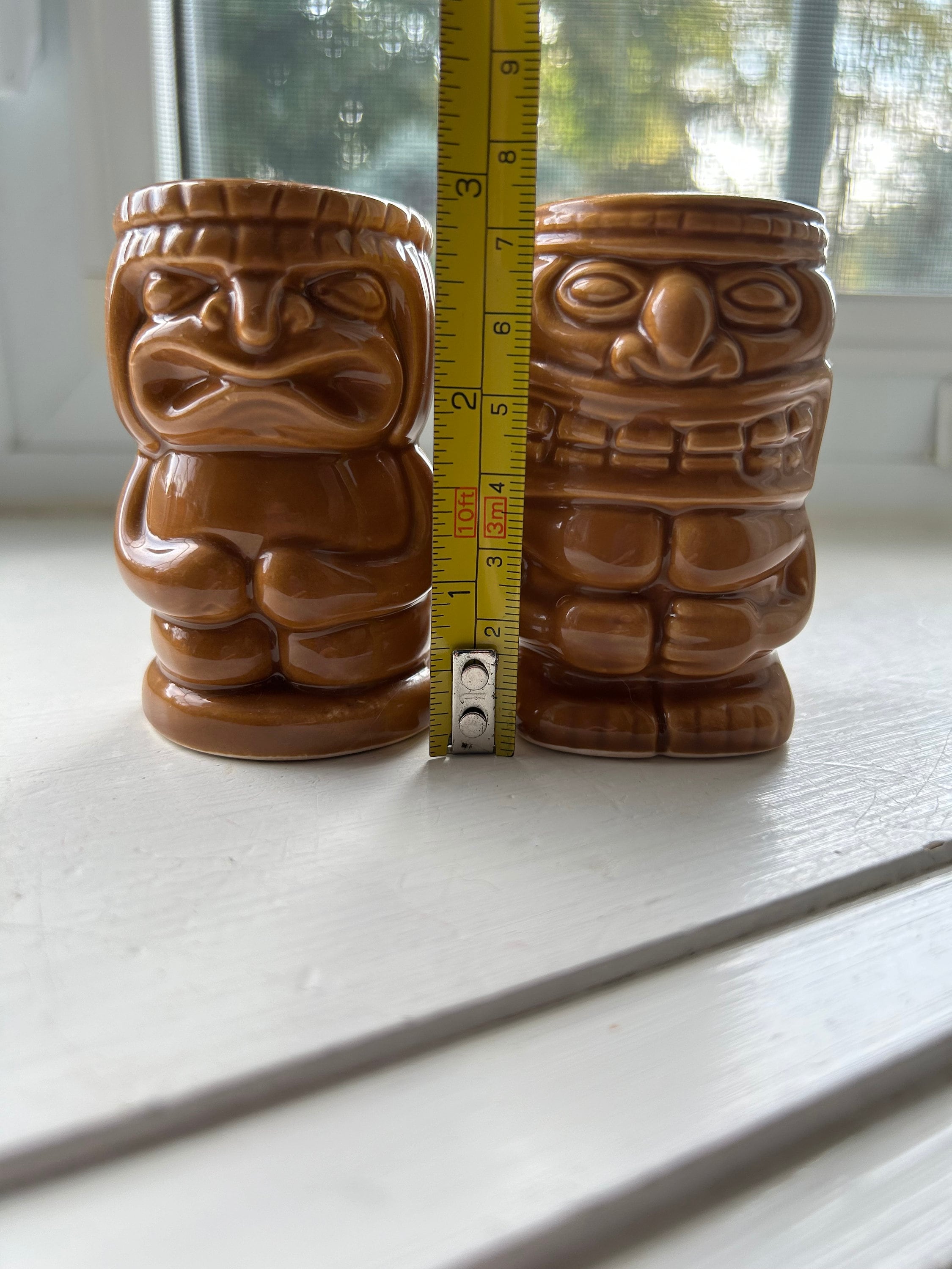 Vintage Tiki Salt and Pepper Shakers, Hawaiian Souvenir - Etsy Canada