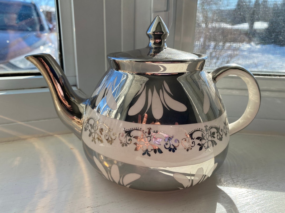 Gibson Staffordshire Tea Pot, Made in England, Gibsons Staffordshire