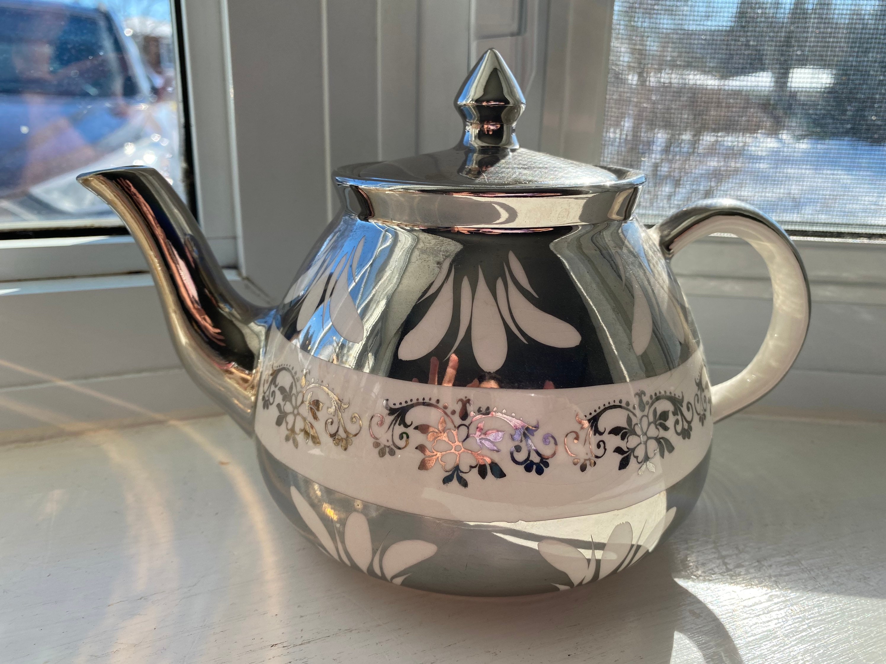 Gibson Staffordshire Tea Pot Made in England Gibsons Etsy Canada