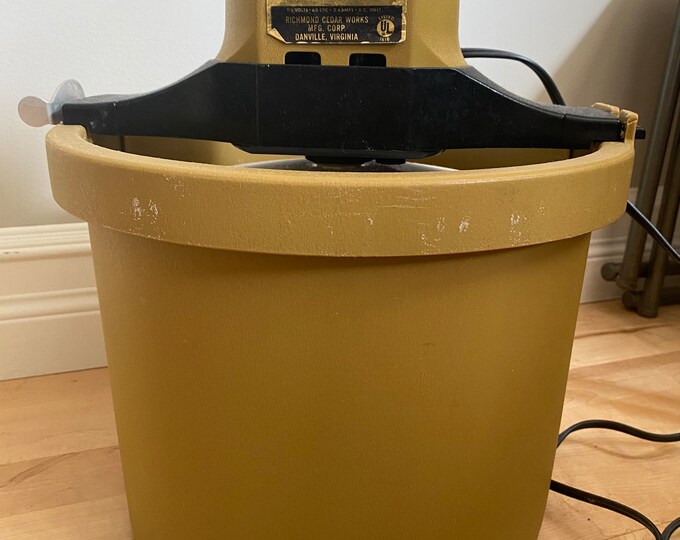 Vintage Electric Ice Cream Freezer RCW, 5 Quart Ice Cream Maker Etsy