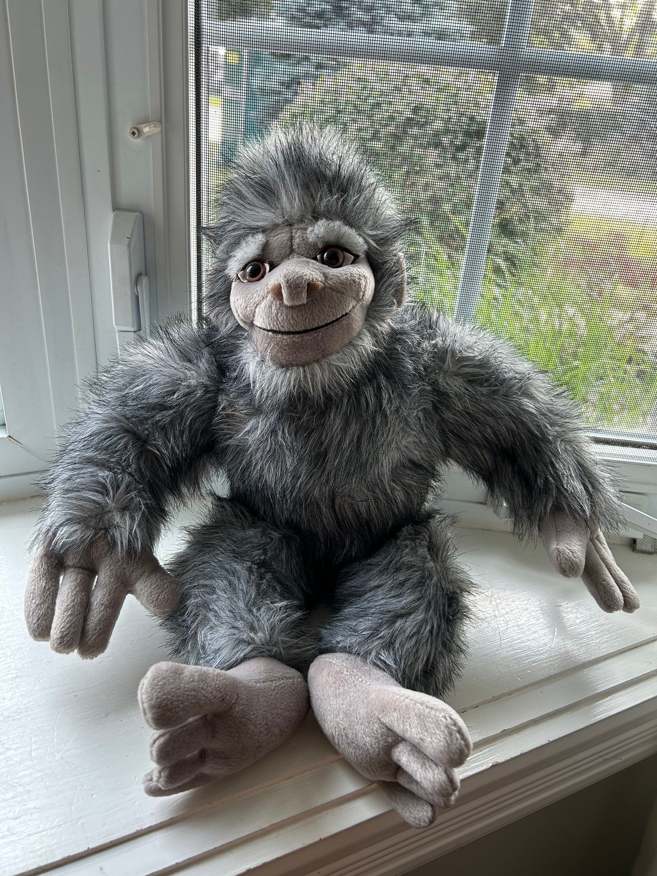 Vintage 1994 Zeke O connor Gray Yeti Sears Canada Large Sasquatch Bigfoot Plush Retro Stuffed Animal Etsy Canada