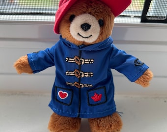 Vintage porte-clés peluche ours Paddington, porte-clés