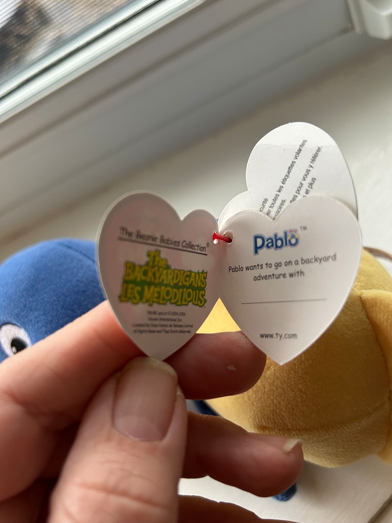 TY Beanie Baby Pablo From The Backyardigans, Penguin Plush image 7