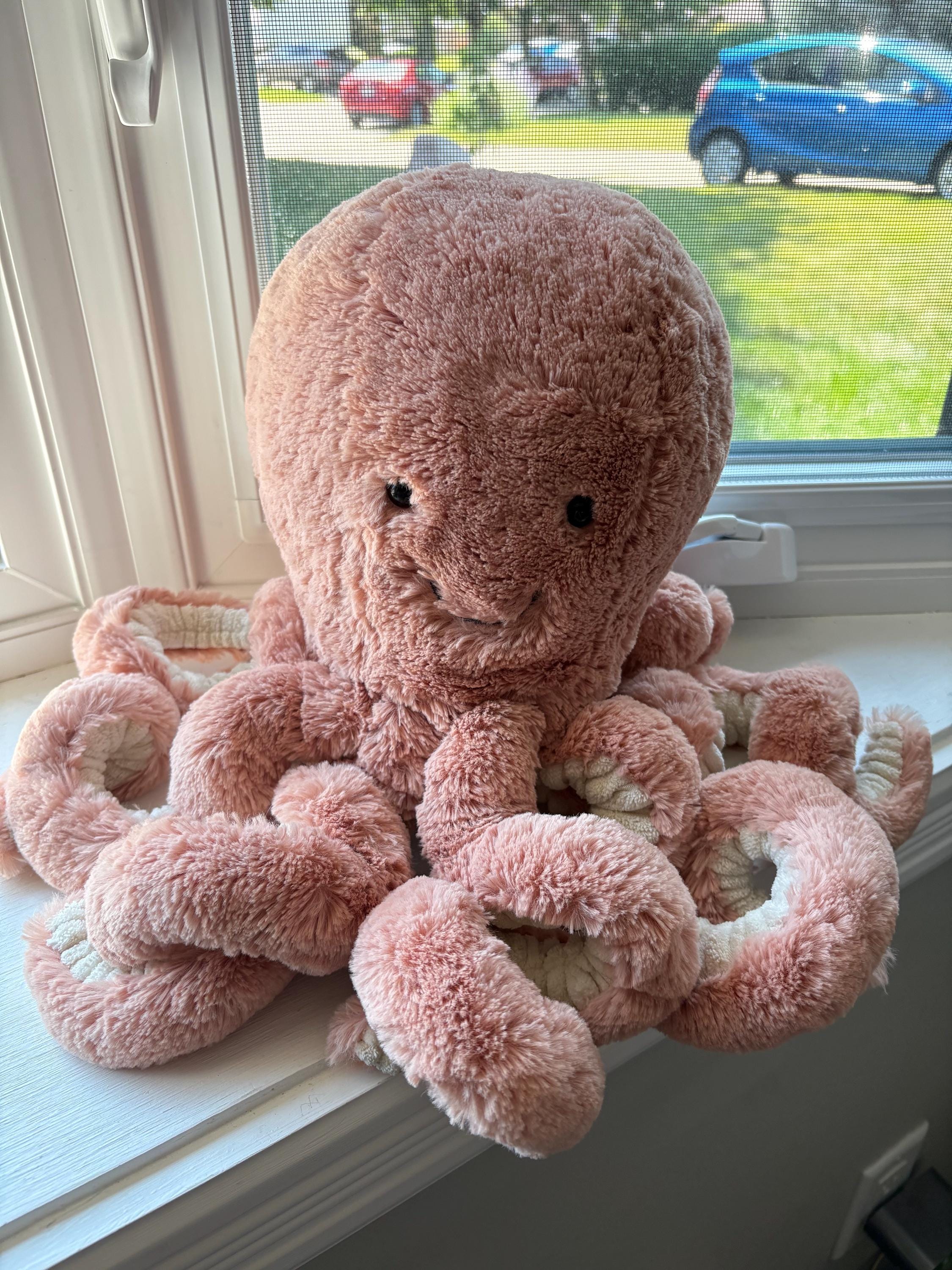 Jellycat Odell Octopus Large, Stuffed Super-soft Plush Octopus - Etsy