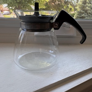 Vintage Pyrex Glas Tekanna #802, Tillverkad i USA